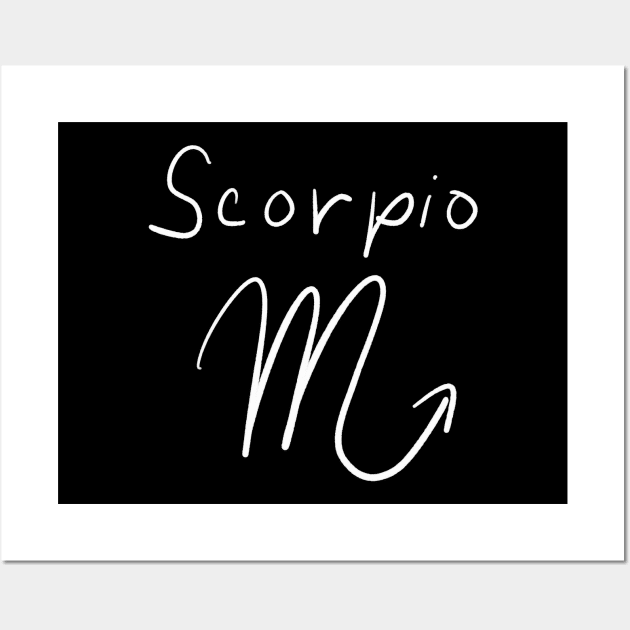 Scorpio Wall Art by Pragonette